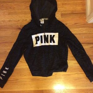 Pink zip up